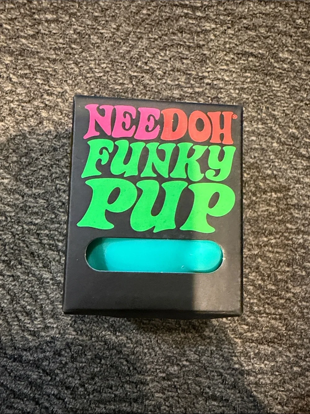 NeeDoh Funky Pup stress Ball Toy In Teal From Schylling